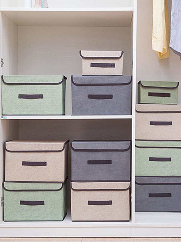 

1pc Clothing Storage Box, Multicolor