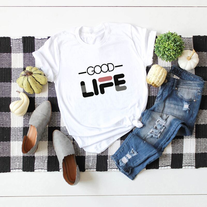 

Letter Graphic Short Sleeve Tee, White