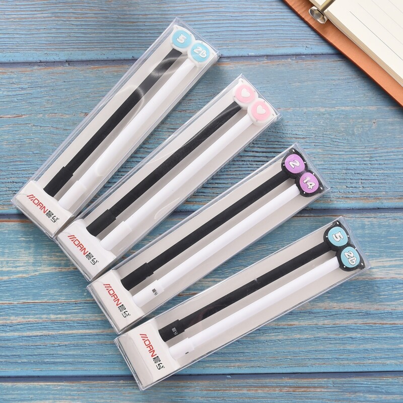 

2pcs Random Cute Number Couple Gel Pen
