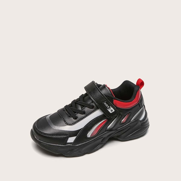 

Boys Velcro Strap Chunky Sneakers, Black
