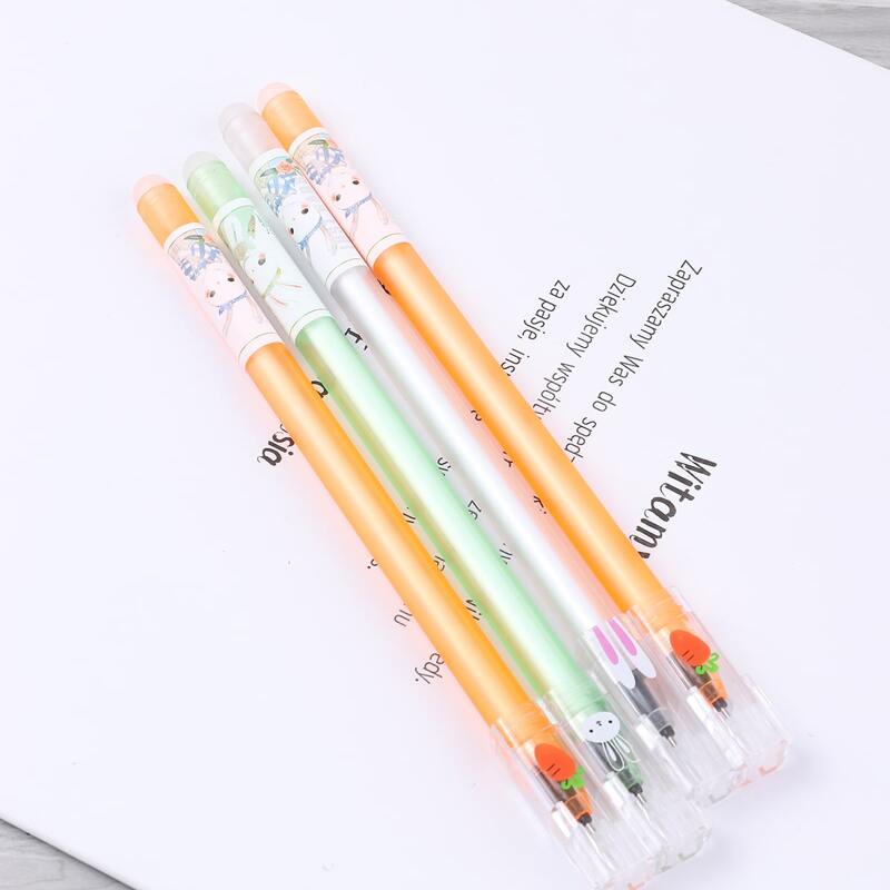 

2pcs Random Cartoon Rabbit Print Gel Pen