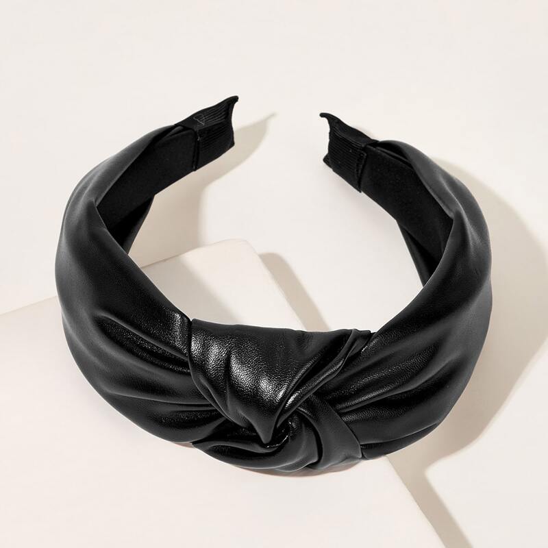 

Simple PU Hair Hoop, Black