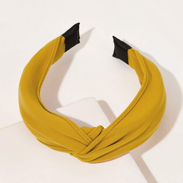 

Simple Hair Hoop, Yellow