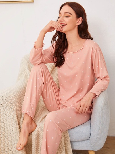 Ensemble de pyjama à pois