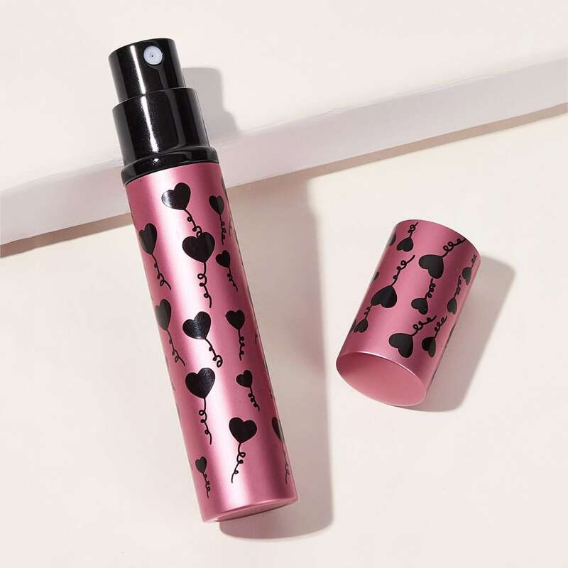 

Heart Pattern Perfume Spray Bottle, Pink