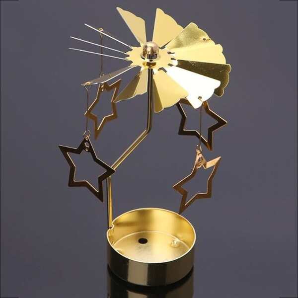 

Star Pendant Rotate Candle Holder