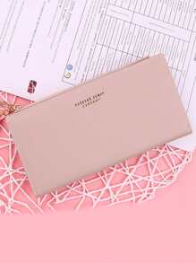 Tassel Charm Fold Over Purse - Baby Pink - View 5