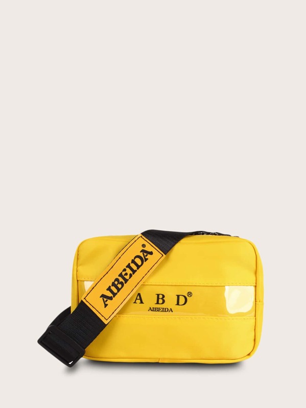 

Letter Graphic Fanny Pack, Yellow