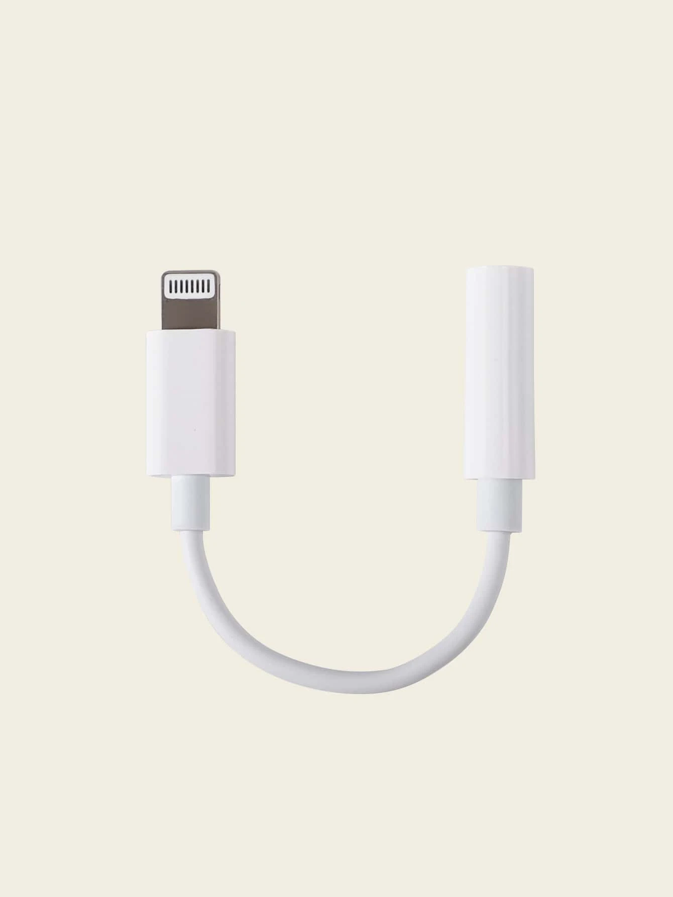 耳機插孔適配器適用於iphone - 白色 - 查看 1