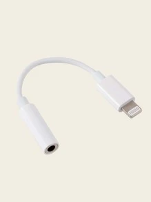 耳機插孔適配器適用於iphone - 白色 - 查看 3