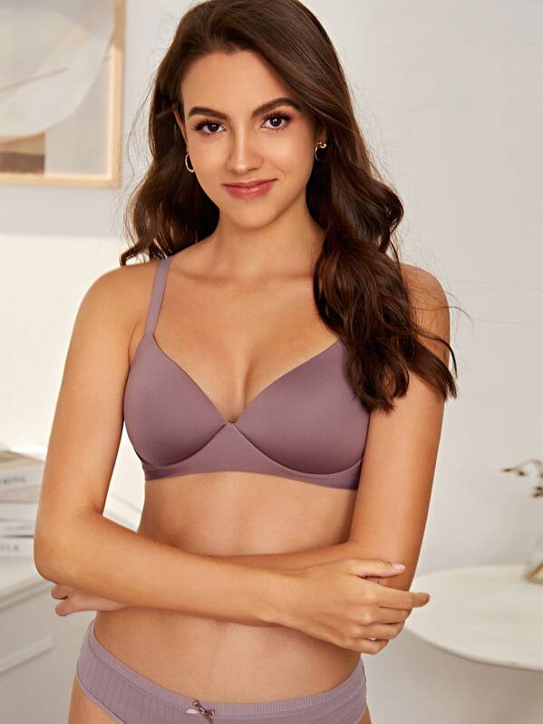

Adjustable Strap Bra, Pink, Fernanda D