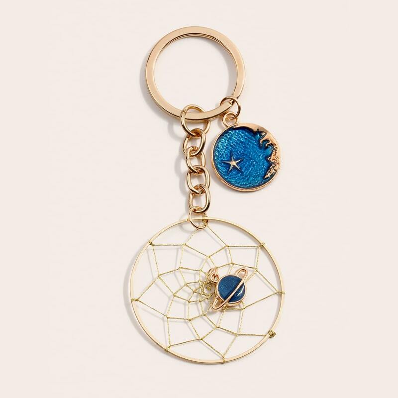 

Dreamcatcher Charm Keychain, Multicolor