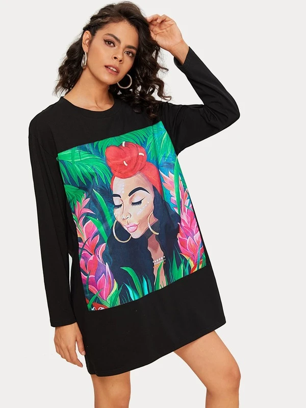 camiseta tipo vestido