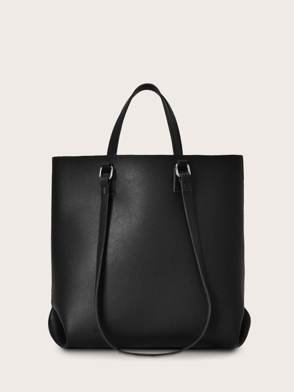 Minimalist Tote Bag, Black