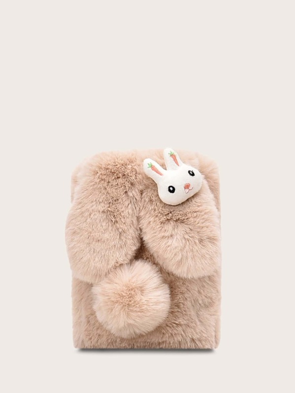 

Girls Rabbit Decor Fluffy Crossbody Bag, Multicolor