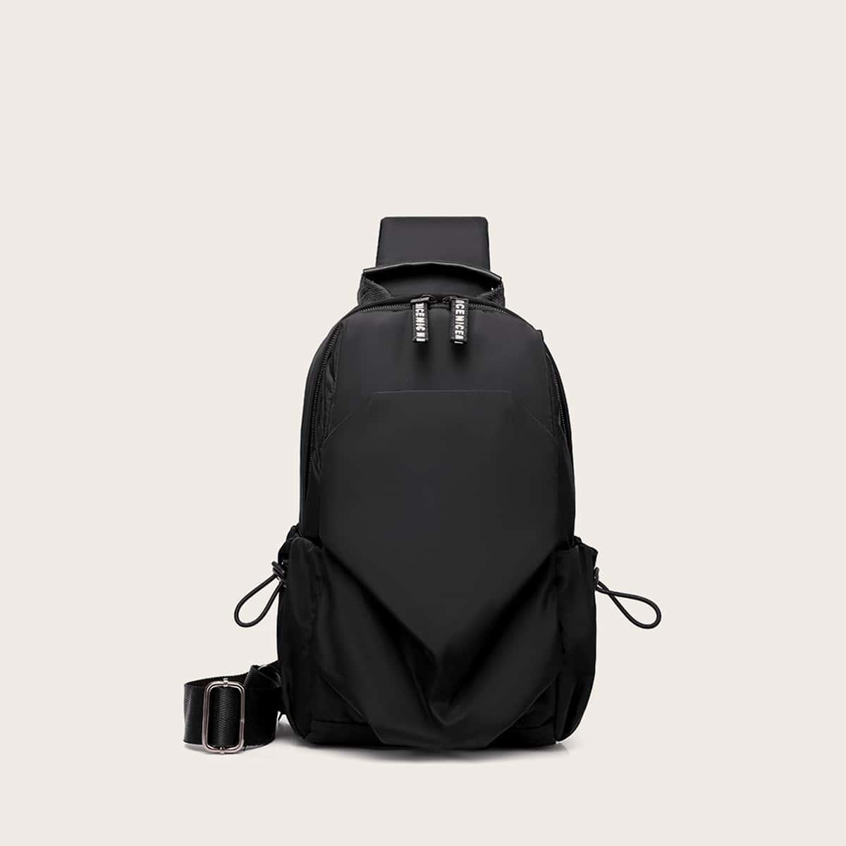 

Guys Waterproof Sling Bag, Black