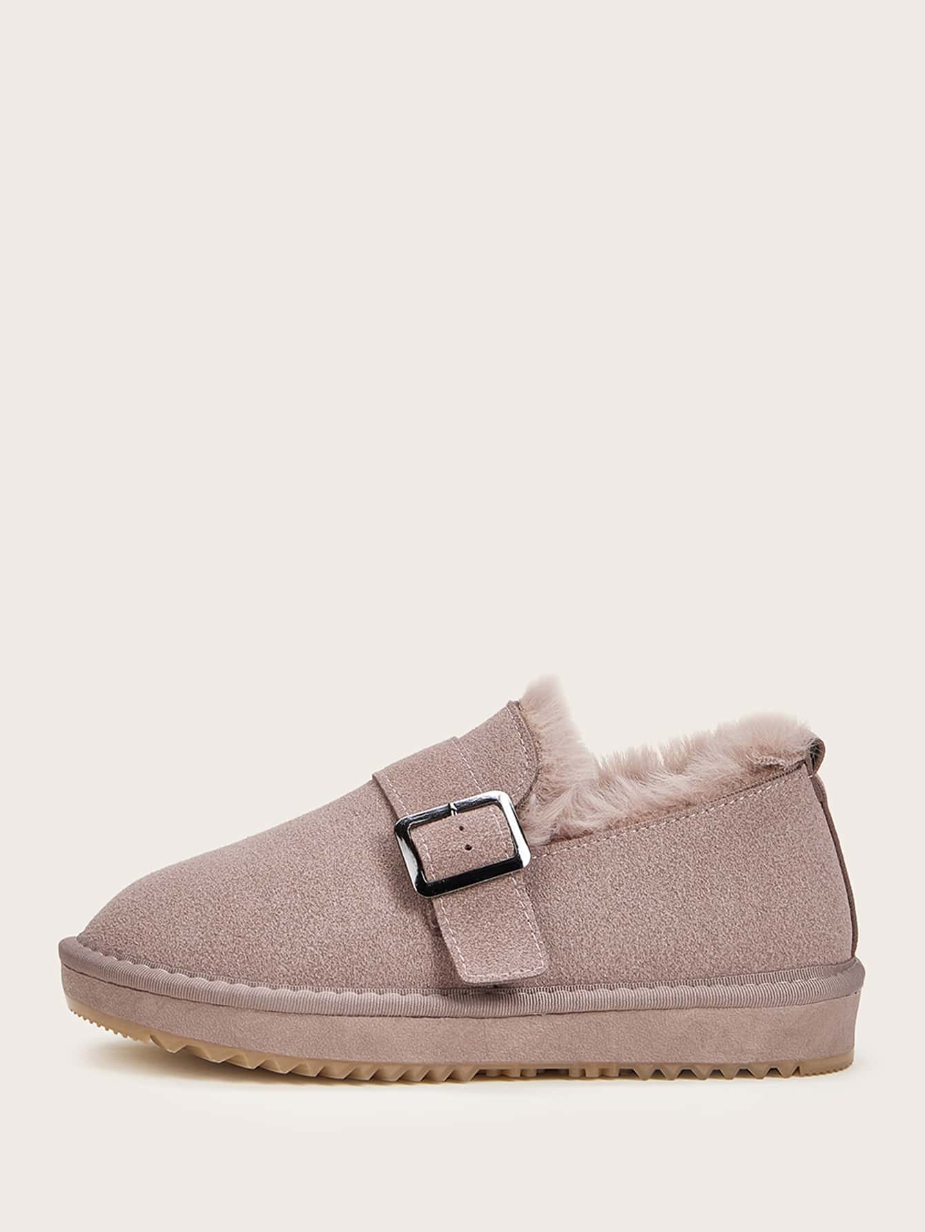 fur lined flats