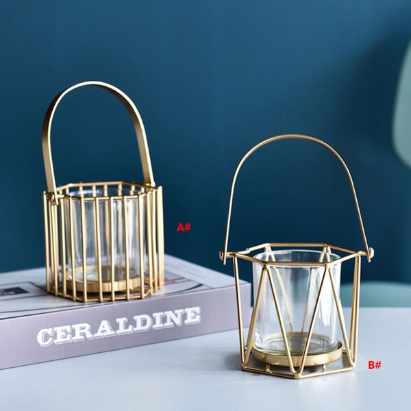 

Metal Frame Candle Holder