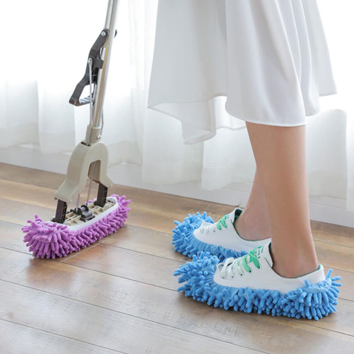 

1pair Random Color Mop Shoe Cover