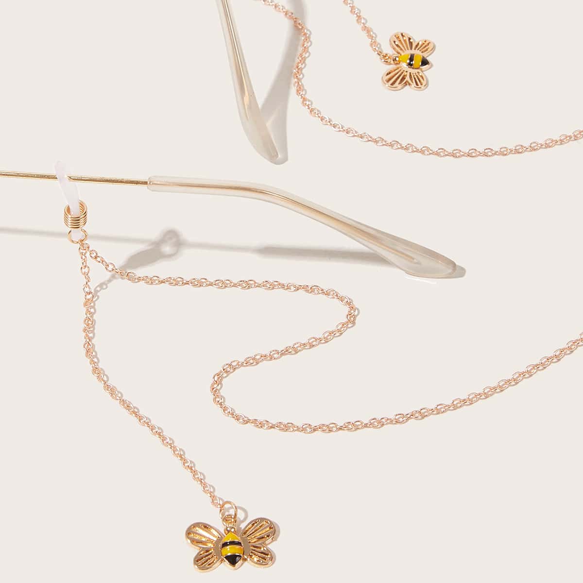 

Bee Decor Glasses Chain, Gold