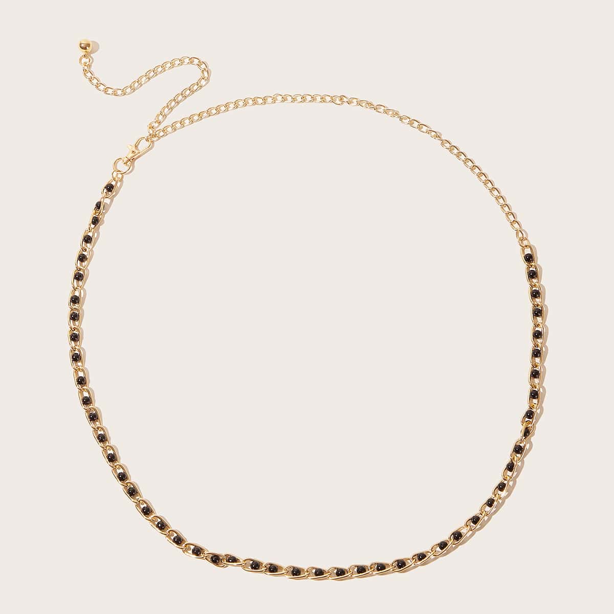 

Beaded Waist Chain, Gold