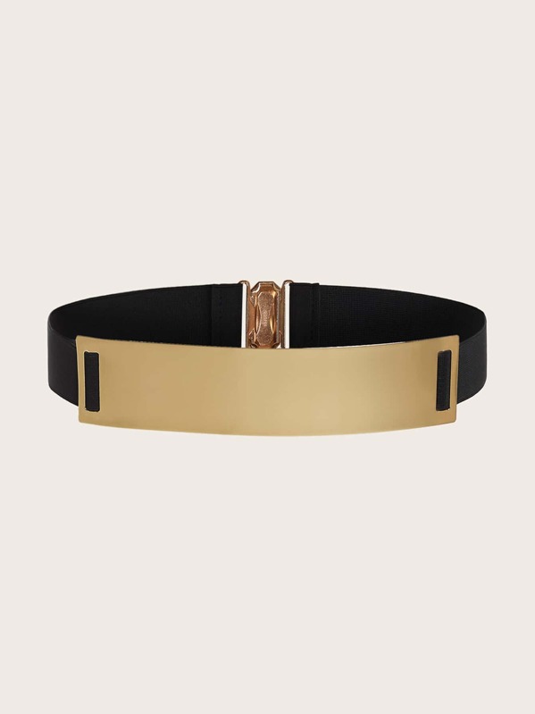 

Metal Buckle Belt, Black