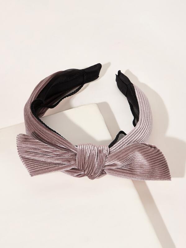 

Bow Knot Decor Hair Hoop, Pink