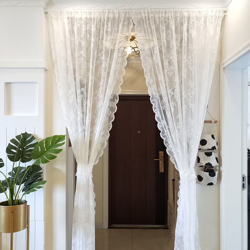 

Lace Panel Curtain 1pc, White