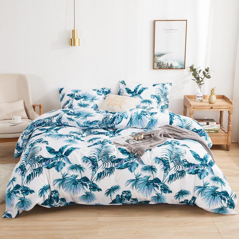 

Plant Print Sheet Set, Blue