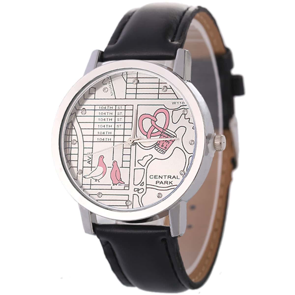 

Mixed Print Dial Quartz Watch