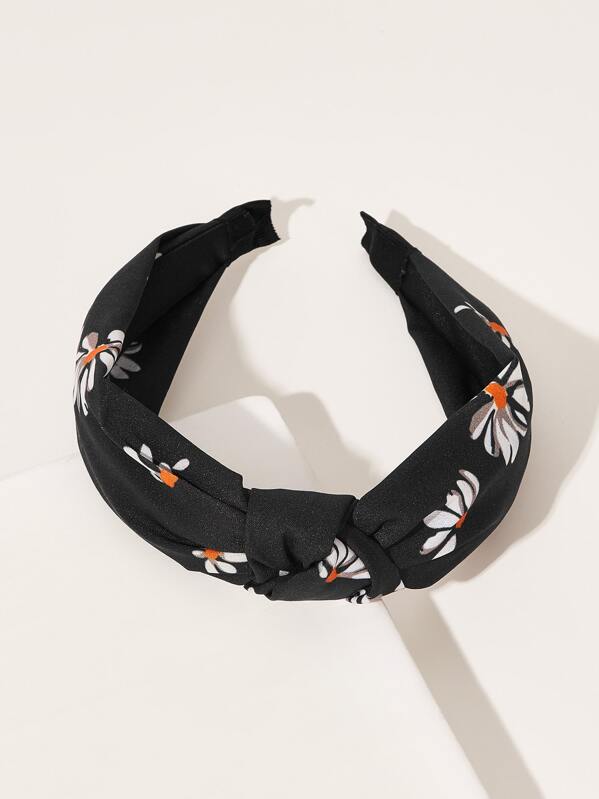 

1pc Daisy Pattern Hair Hoop, Multicolor