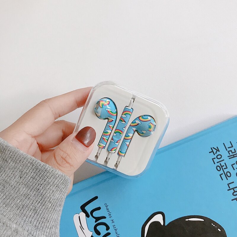 

Rainbow Print In-ear Earphones