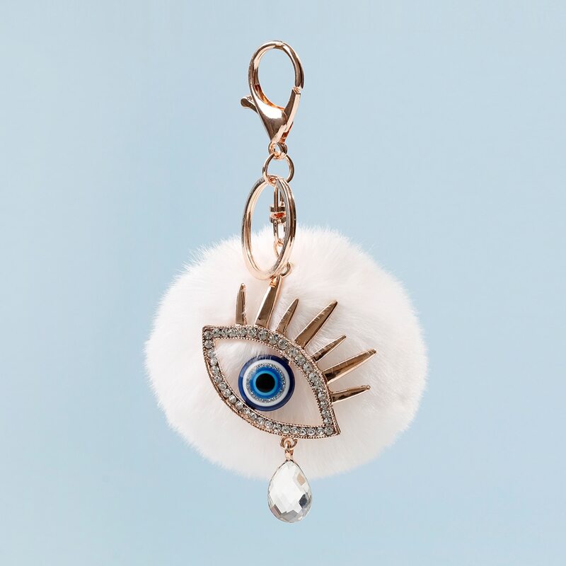 

Eye Charm Keychain, Multicolor