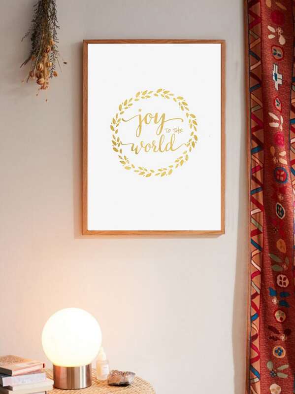 

Slogan Print Wall Art Print Without Frame