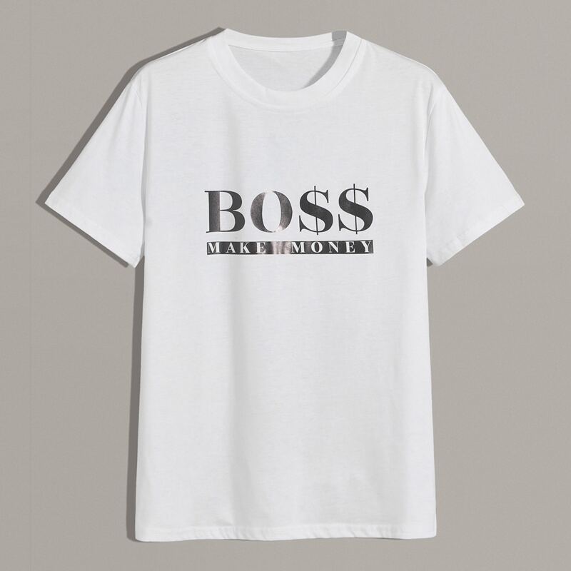 

Guys Letter Graphic Tee, White