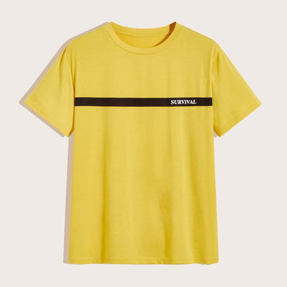 

Guys Letter Graphic Tee, Yellow