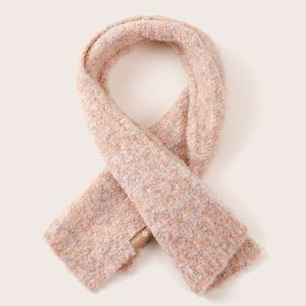 

Simple Fluffy Scarf, Pink