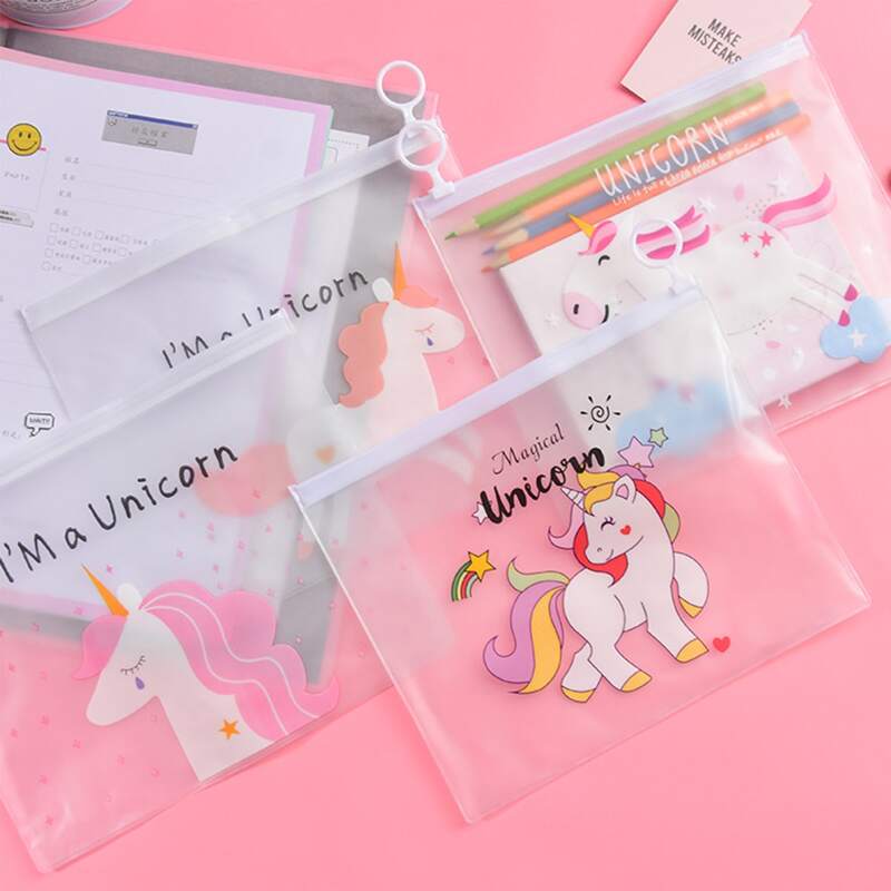 

8pcs Random Unicorn Print File Pocket