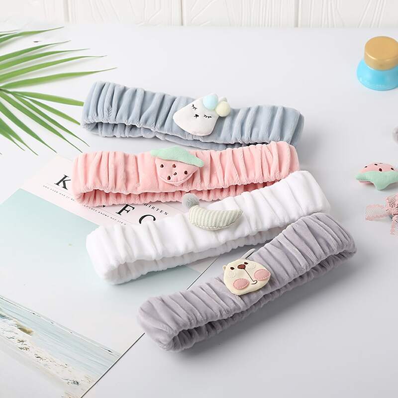 

1pc Cartoon Bath Hair Band, Multicolor