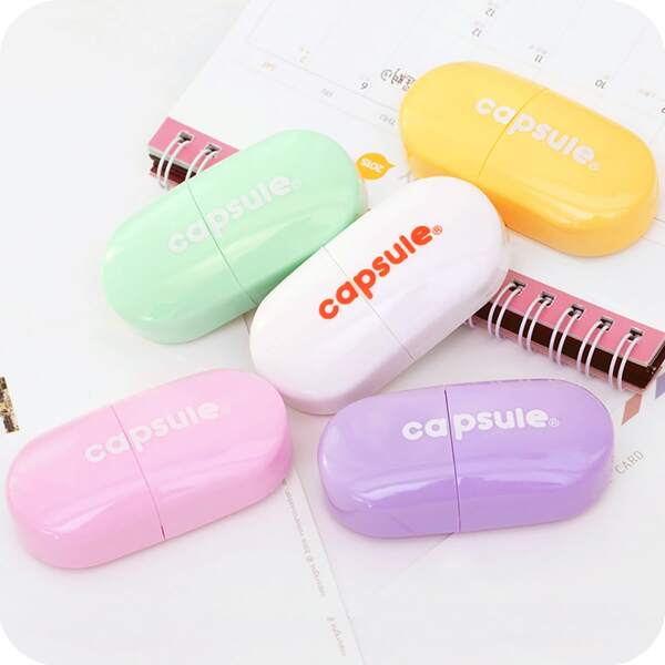 

1pc Random Capsule Shaped Correction Tape