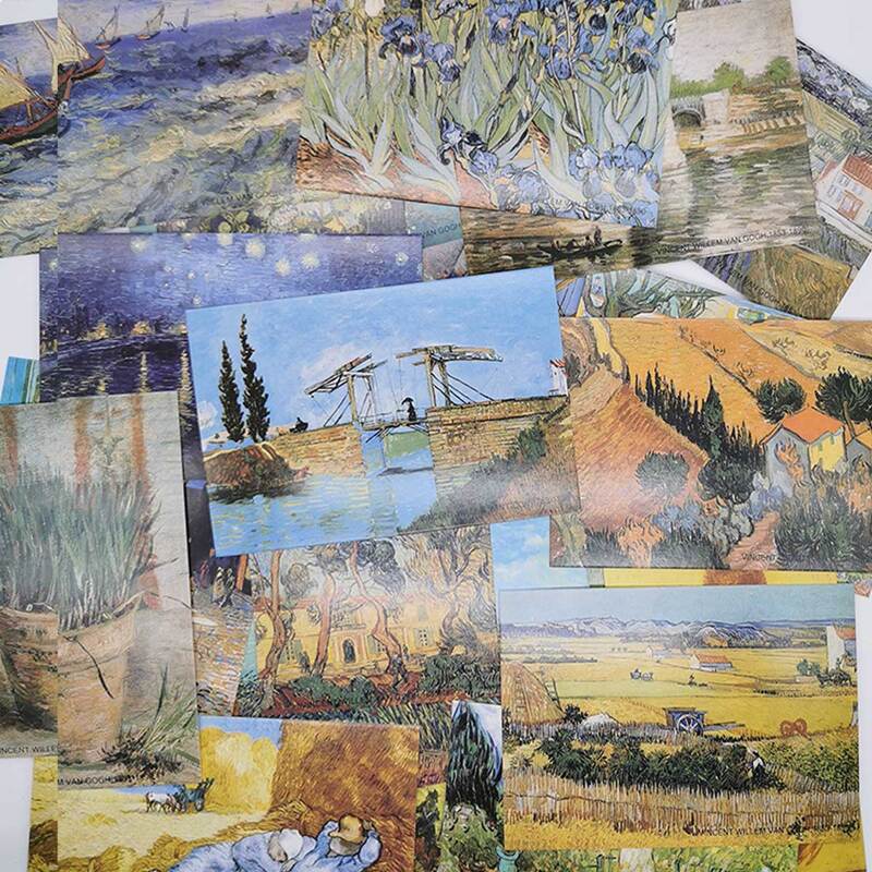 

30sheets Van Gogh Oil Painting Postcard
