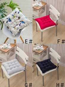 1入組卡通圖案方形座墊