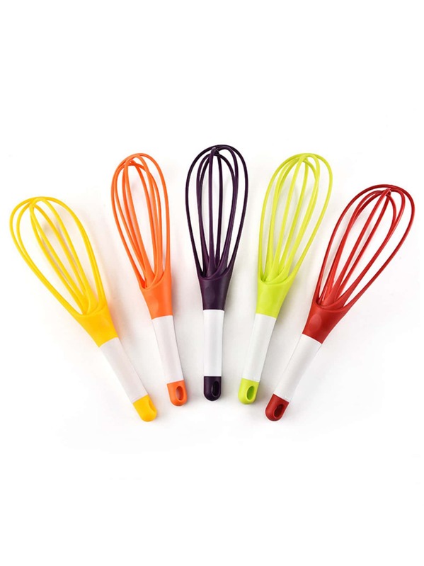 

1pc Random Color Manual Silicone Whisk