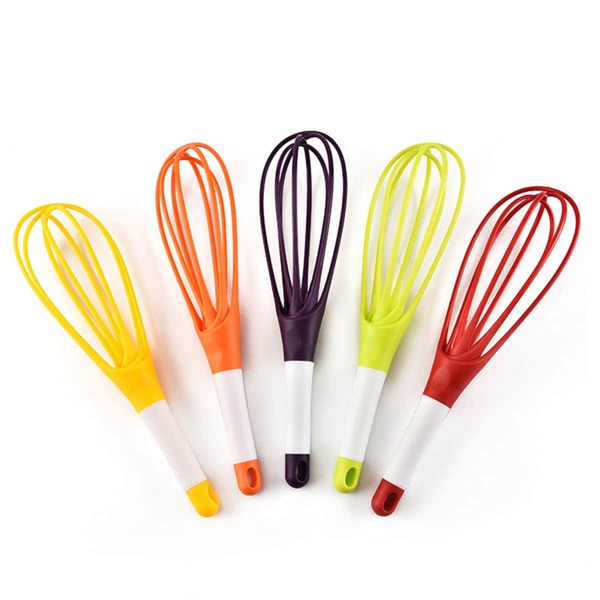

1pc Random Color Manual Silicone Whisk