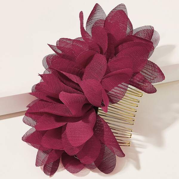 

1pc Mesh Hair Comb, Multicolor