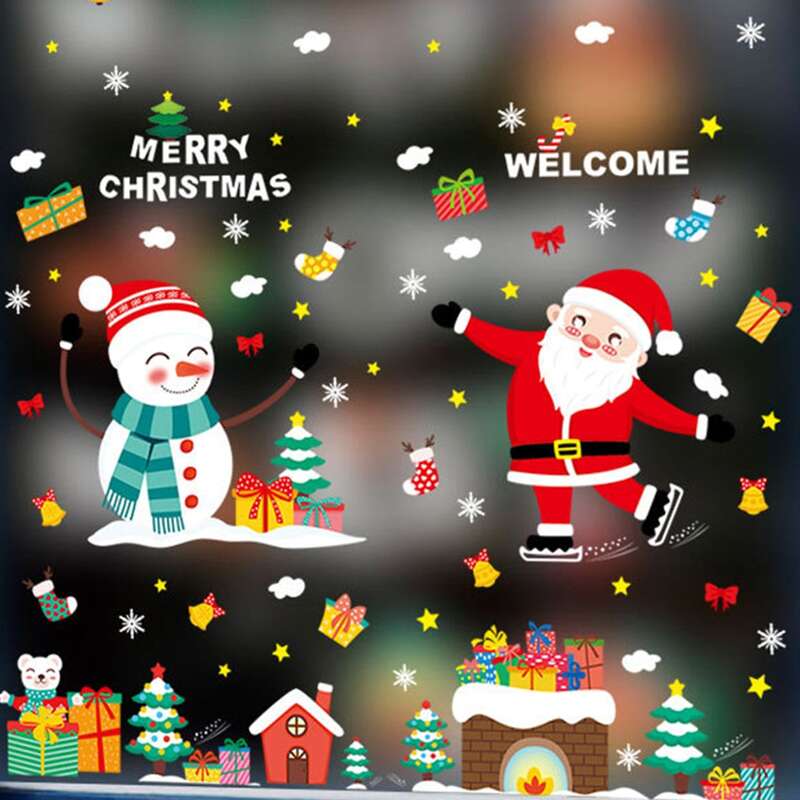 Christmas Print Wall Sticker