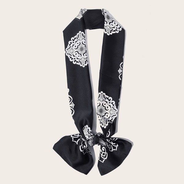 

Men Retro Scarf, Black