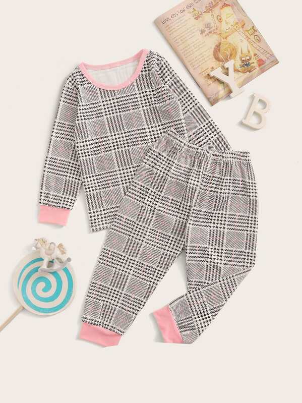 

Toddler Girls Plaid PJ Set, Multicolor