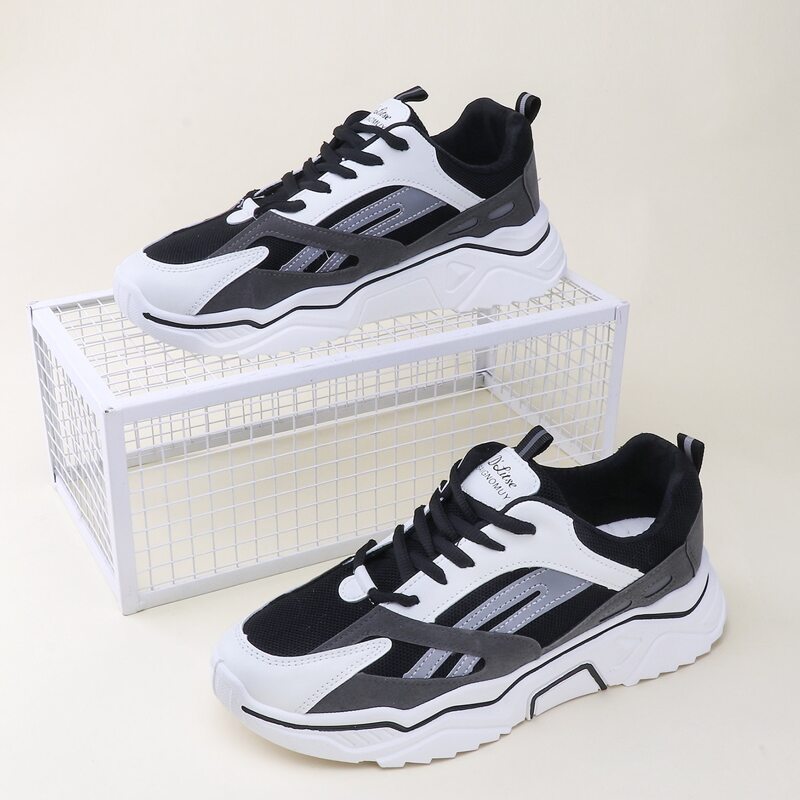 

Guys Color Block Lace-up Front Sneakers, Multicolor