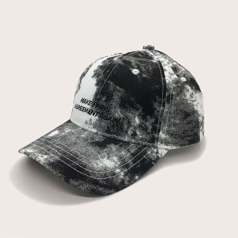 

Guys Letter Embroidery Baseball Cap, Multicolor
